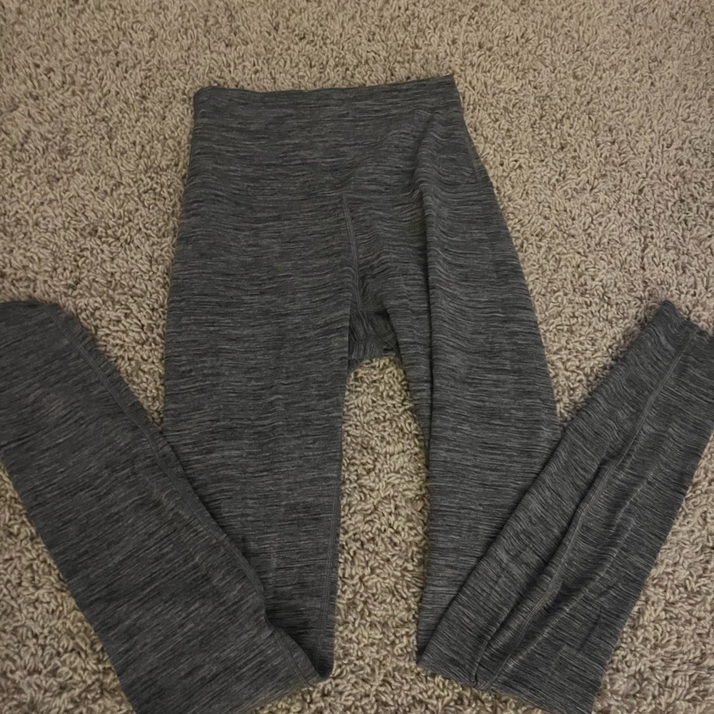 Grey Lululemon align leggings size 2